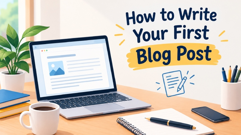 how to write your first blog post